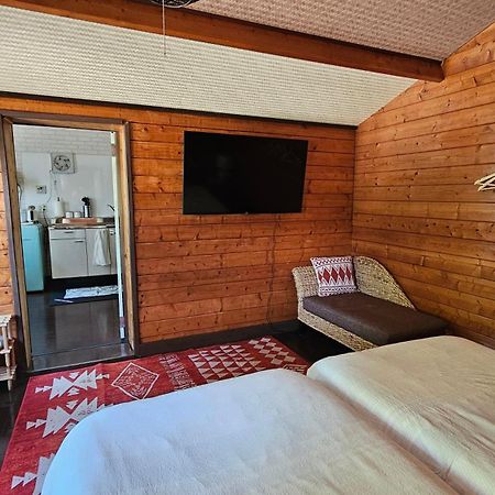 岡山市 Loft & Log Houseヴィラ エクステリア 写真