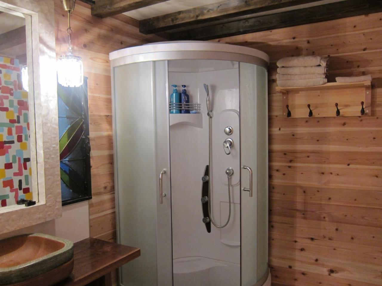 岡山市 Loft & Log Houseヴィラ エクステリア 写真
